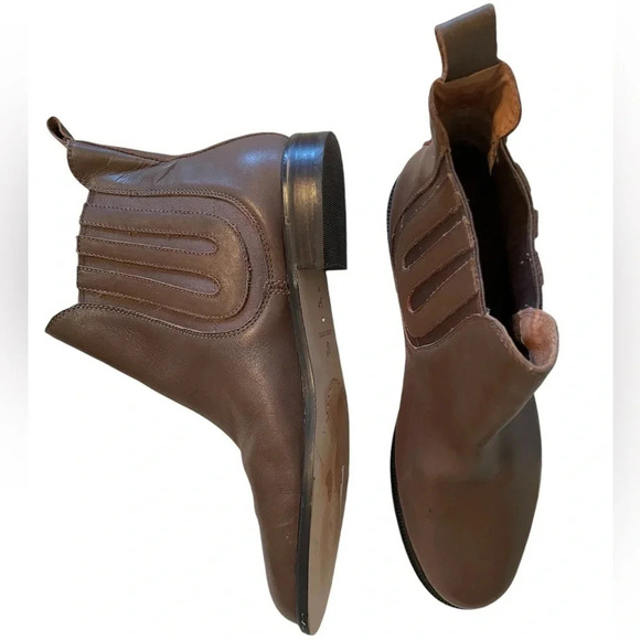 Corso Como 10 M Brown Leather Boot Bootie Anthropologie Excellent Condition - Picture 1 of 8